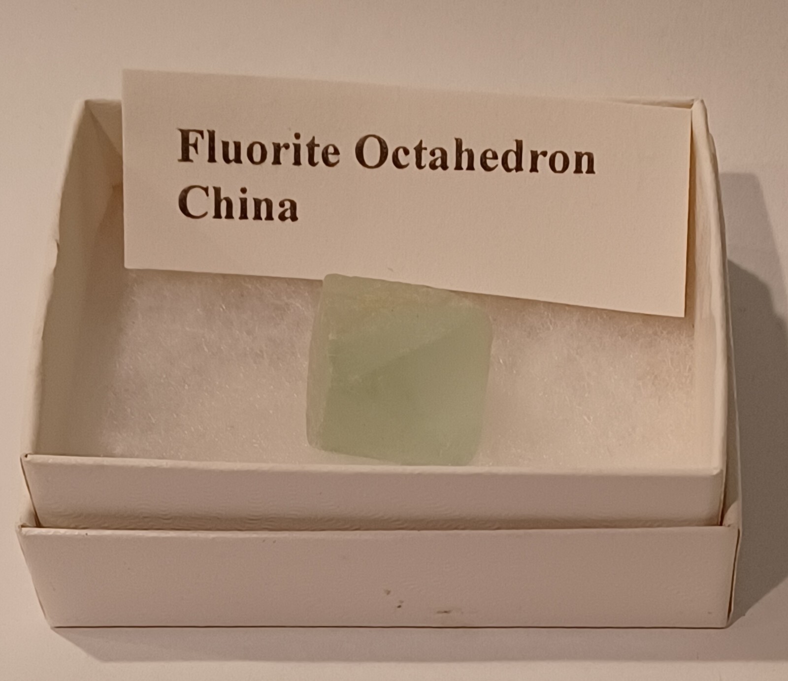 Fluorite Octahedron Crystal from China (4)