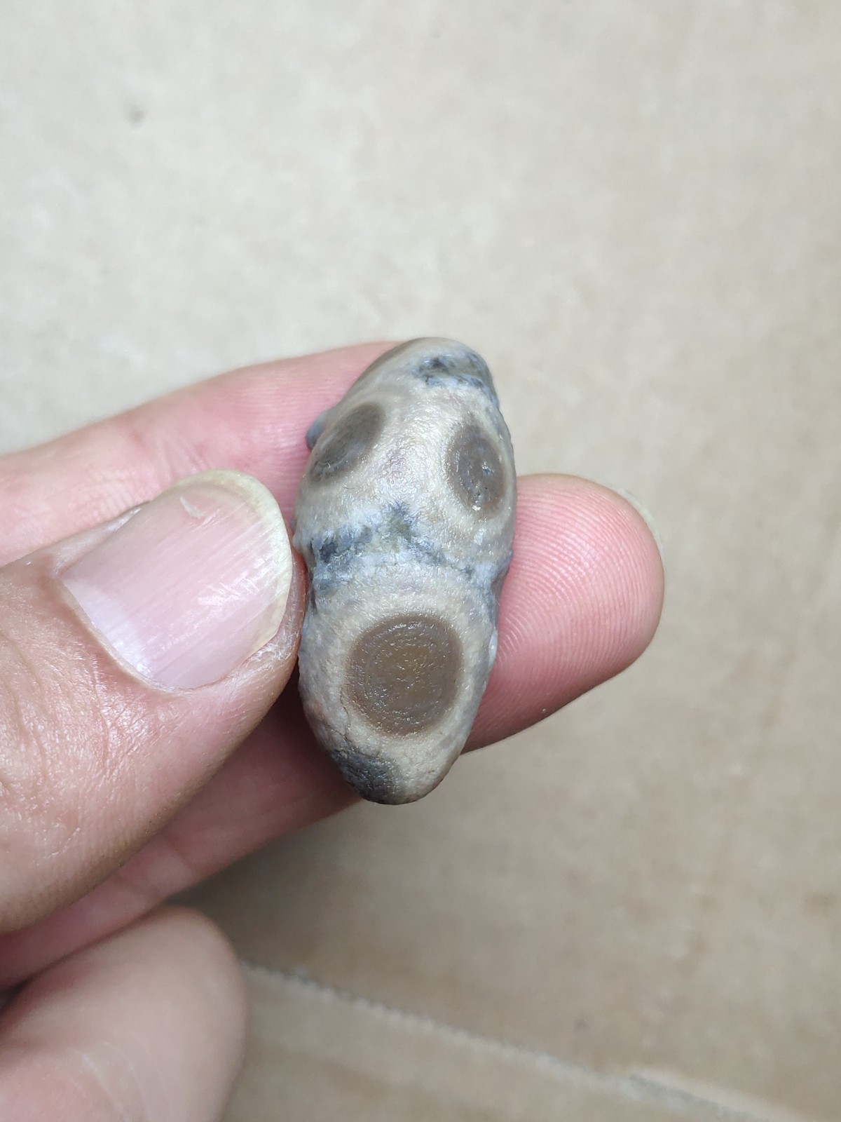36mm Natural Gobi Agate eye agate stone collection Landscape stone