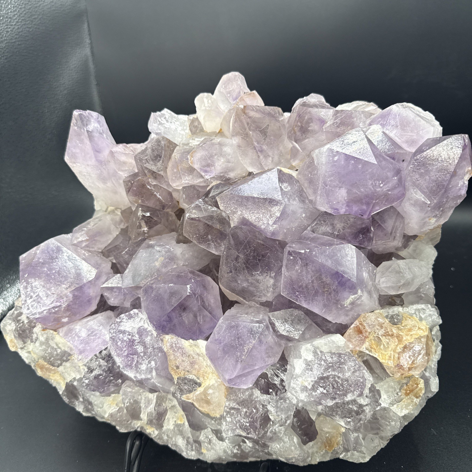 25 LB Huge Natural Amethyst Plate! Big Points! Crystals, Minerals, Congo!