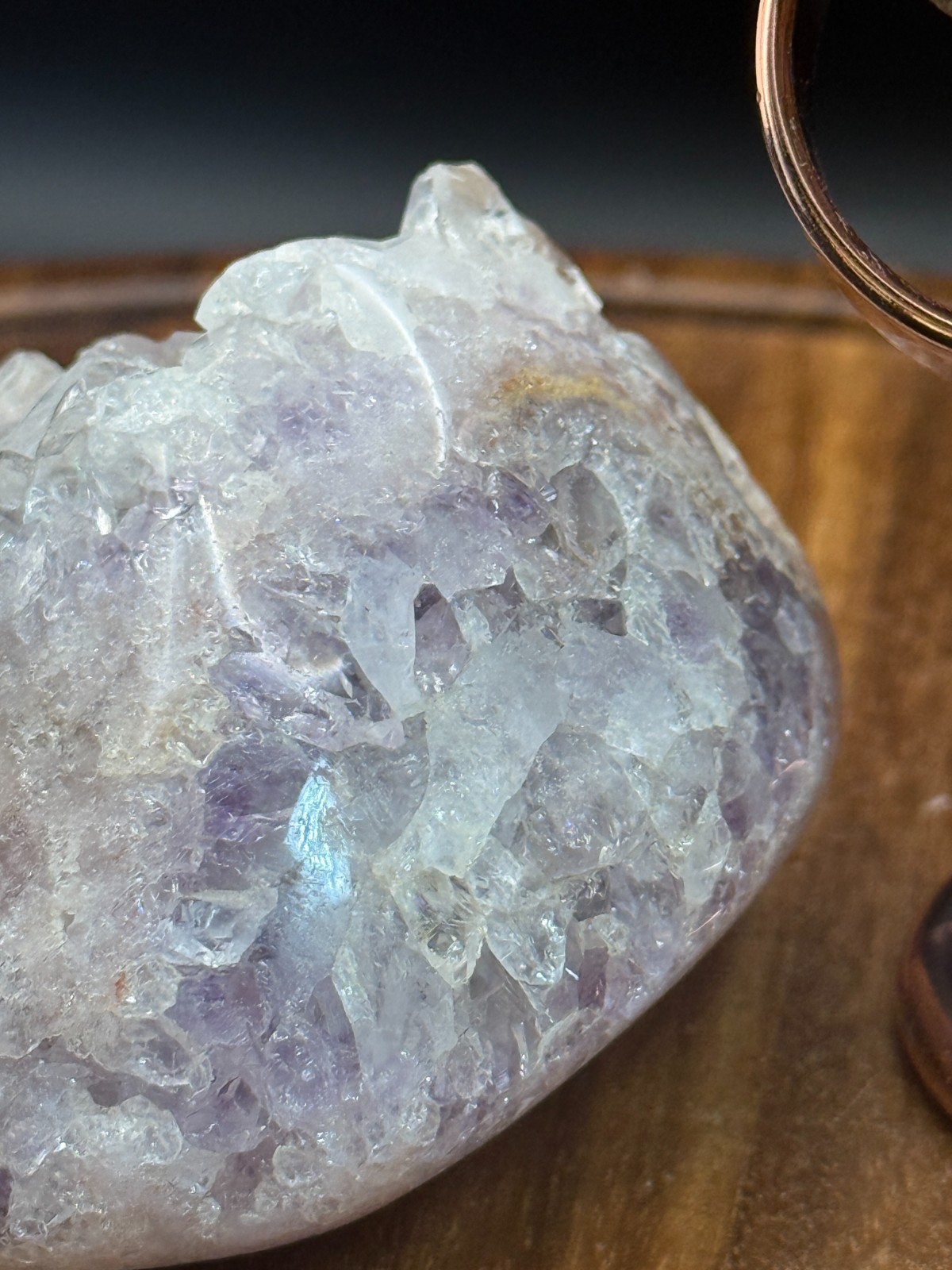 Pink Amethyst Agate Free Form Shards Sparkle Flower Agate 1