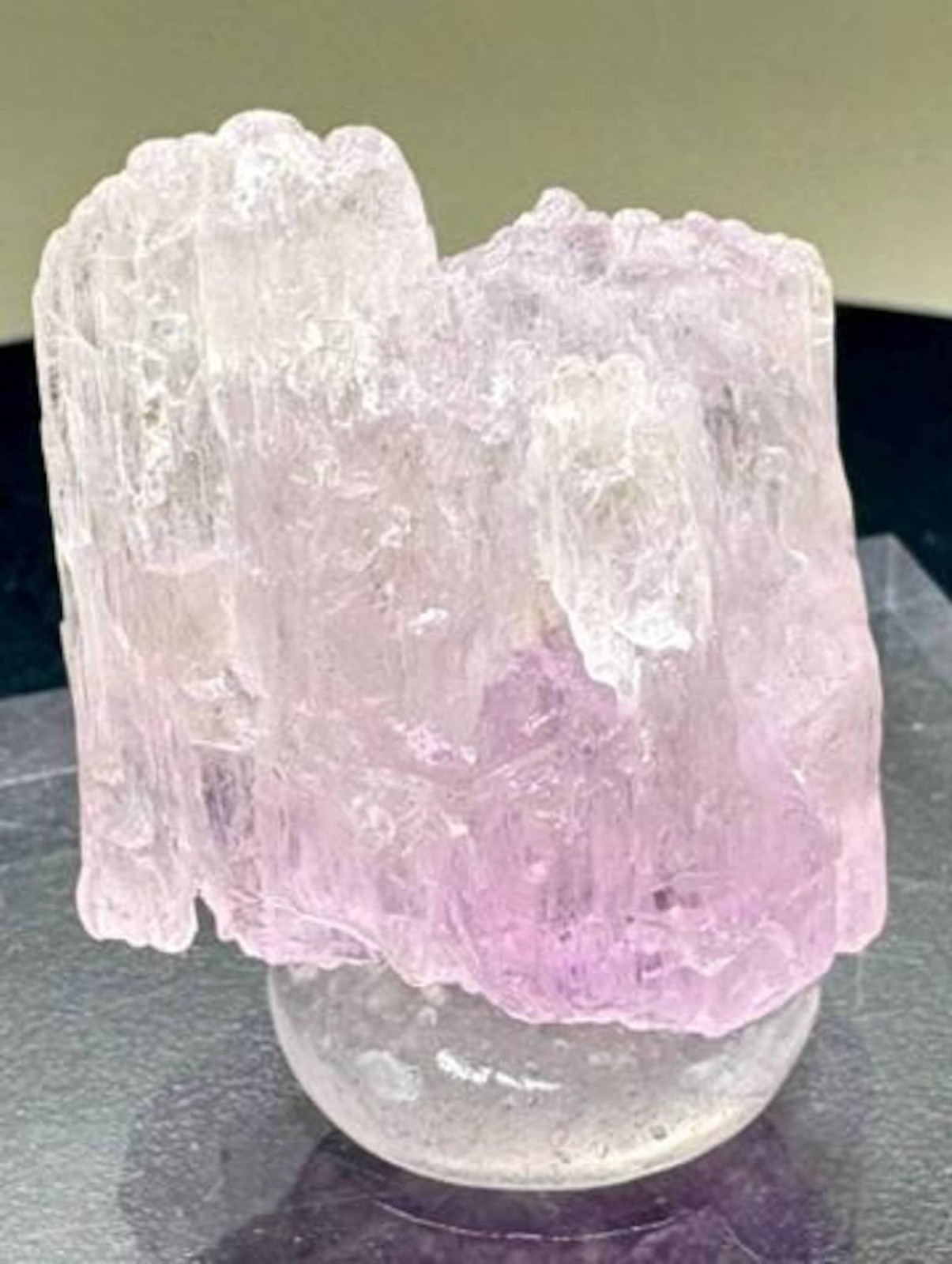 Natural Kunzite Crystal – Raw Pink Kunzite Specimen – 30g