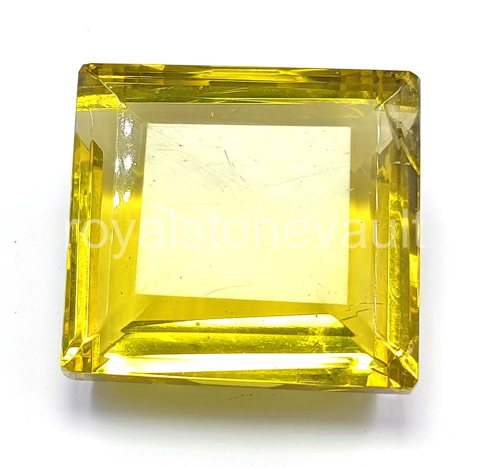 402.5 CT Emerald Cut Lemon Topaz IGL Certified Transparent Loose Gemstone 5AOT