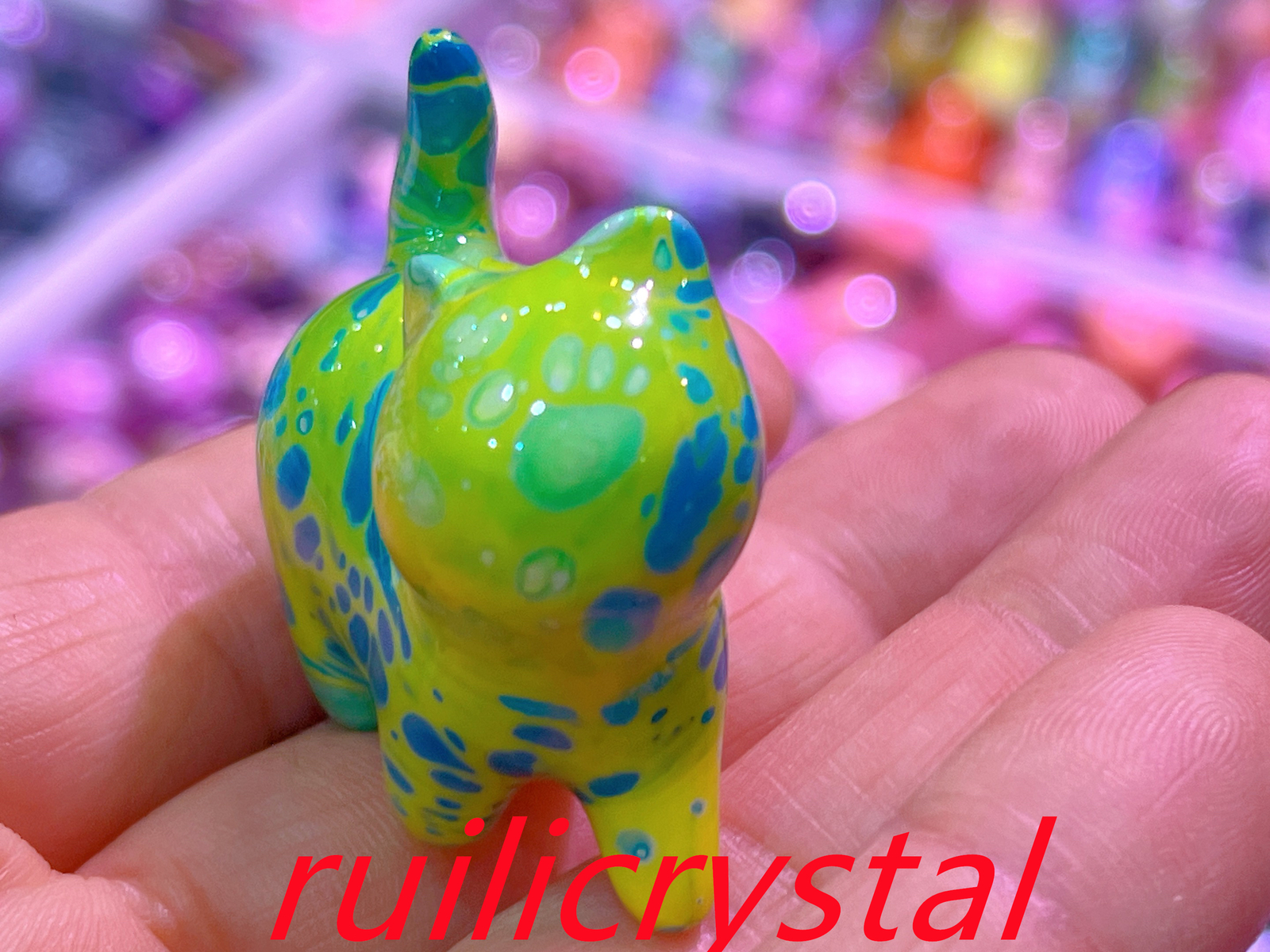 2″ Natural Sichuan thuja quartz Carved cat skull Crystal Healing Reiki1pc