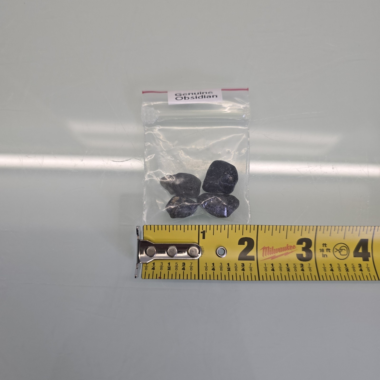 Small Obsidian Stones Genuine Loose Lot of 4 Protection Grounding Jewelry Making