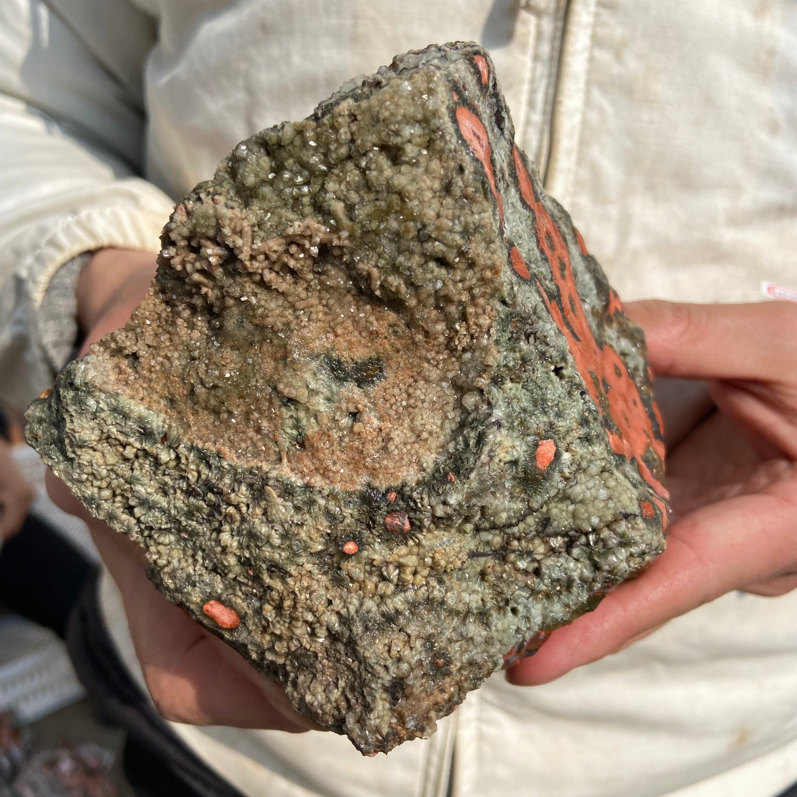 2.5lb Natural colourful ocean jasper raw stone crystal rough mineral specimen