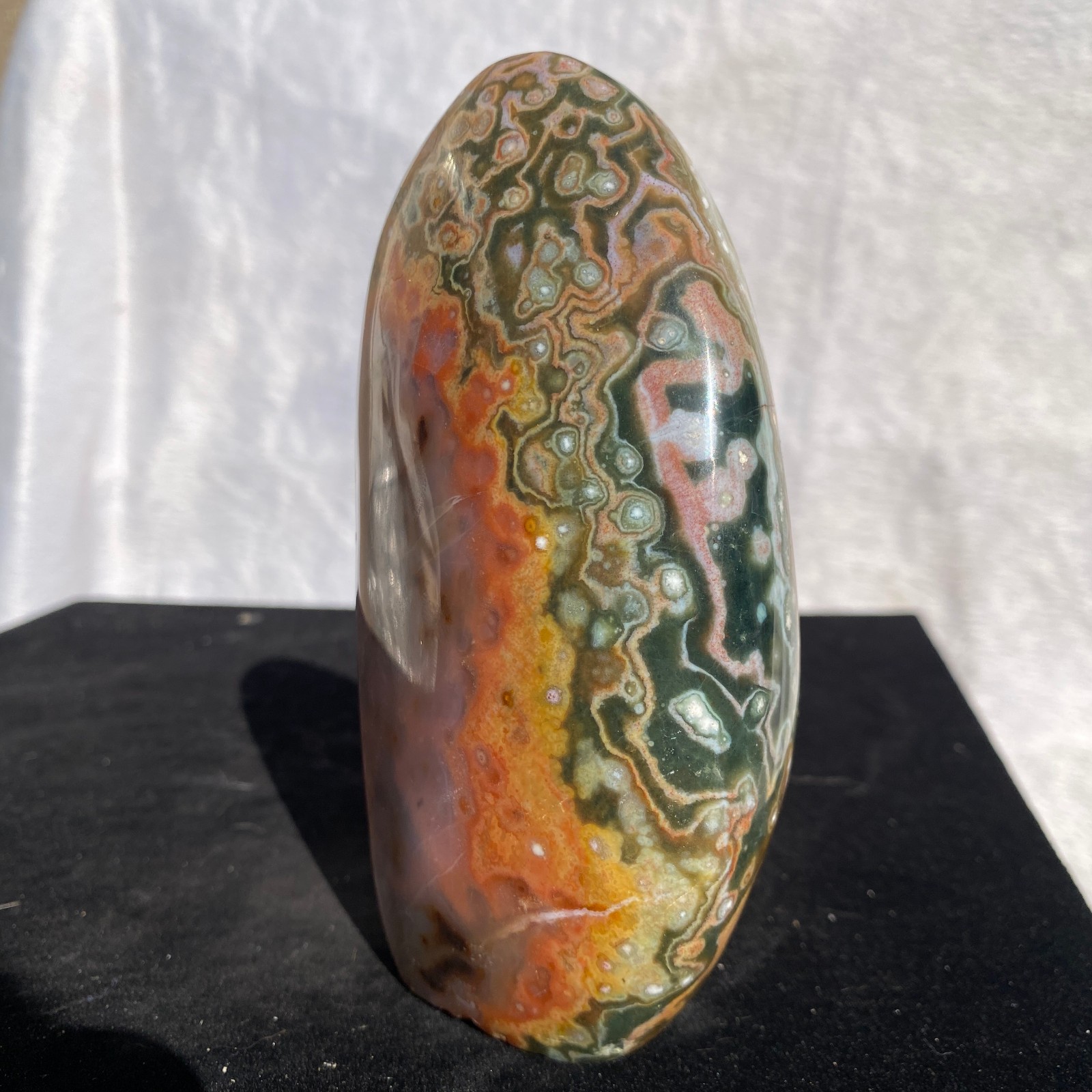 540g Natural polychrome Ocean Jasper Specimen Quartz Crystal Reiki Healing