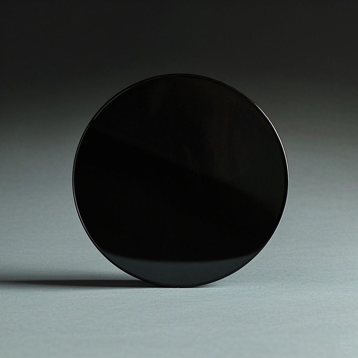 Polished Black Obsidian Crystal Scrying Mirror Healing Energy Home Decor Gift