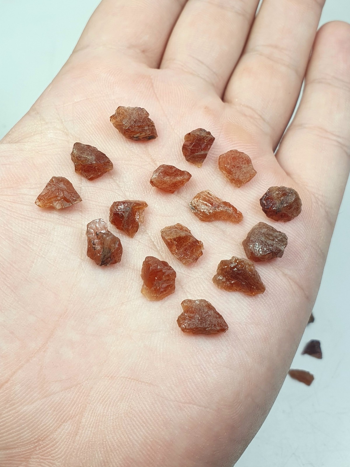 Extremely Rare Triplite Raw Chunks (45 Small Pieces Lot) From Skardu Pakistan