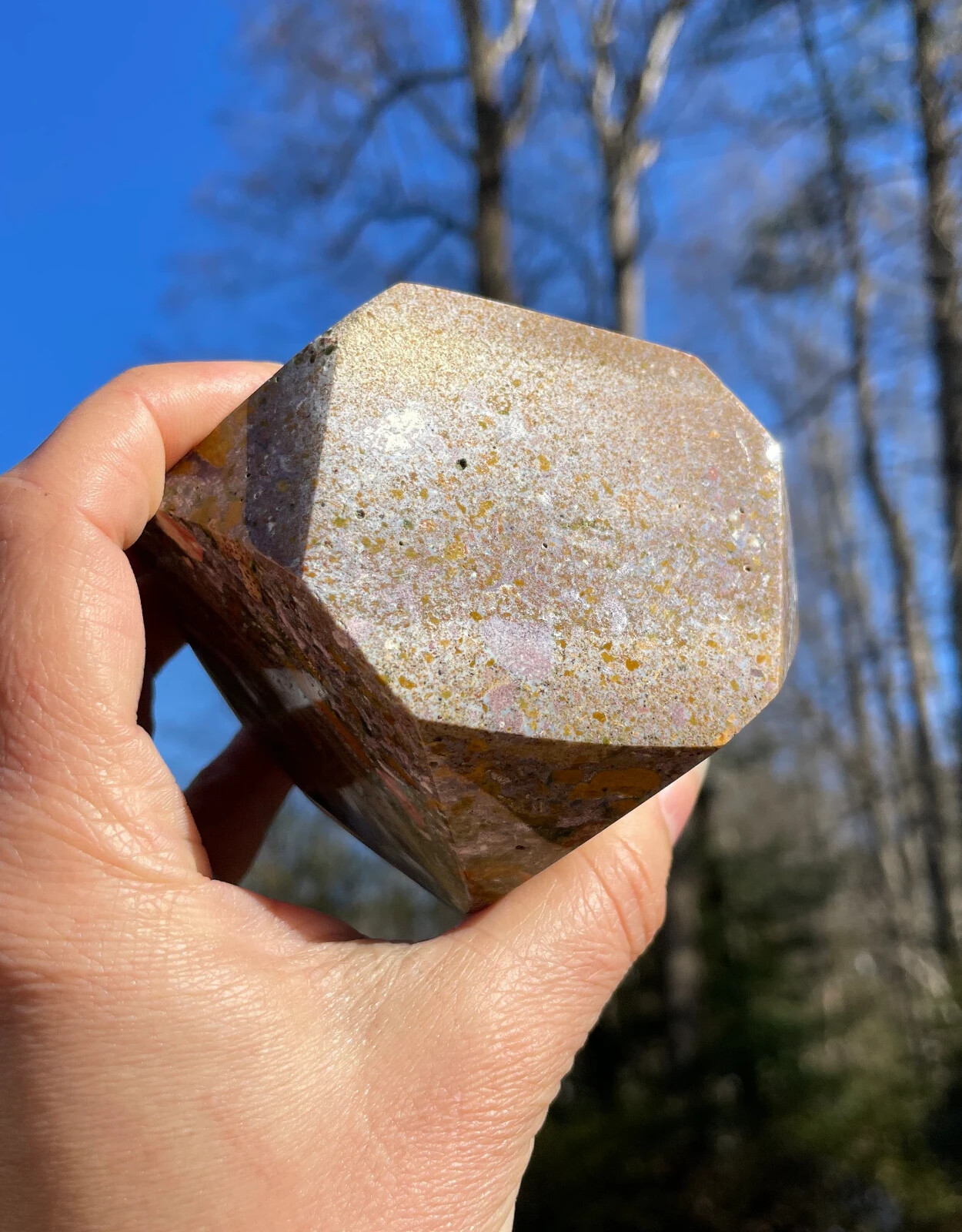 Big Beautiful Fancy Jasper Freeform *Ocean Jasper *Stone of Tranquility