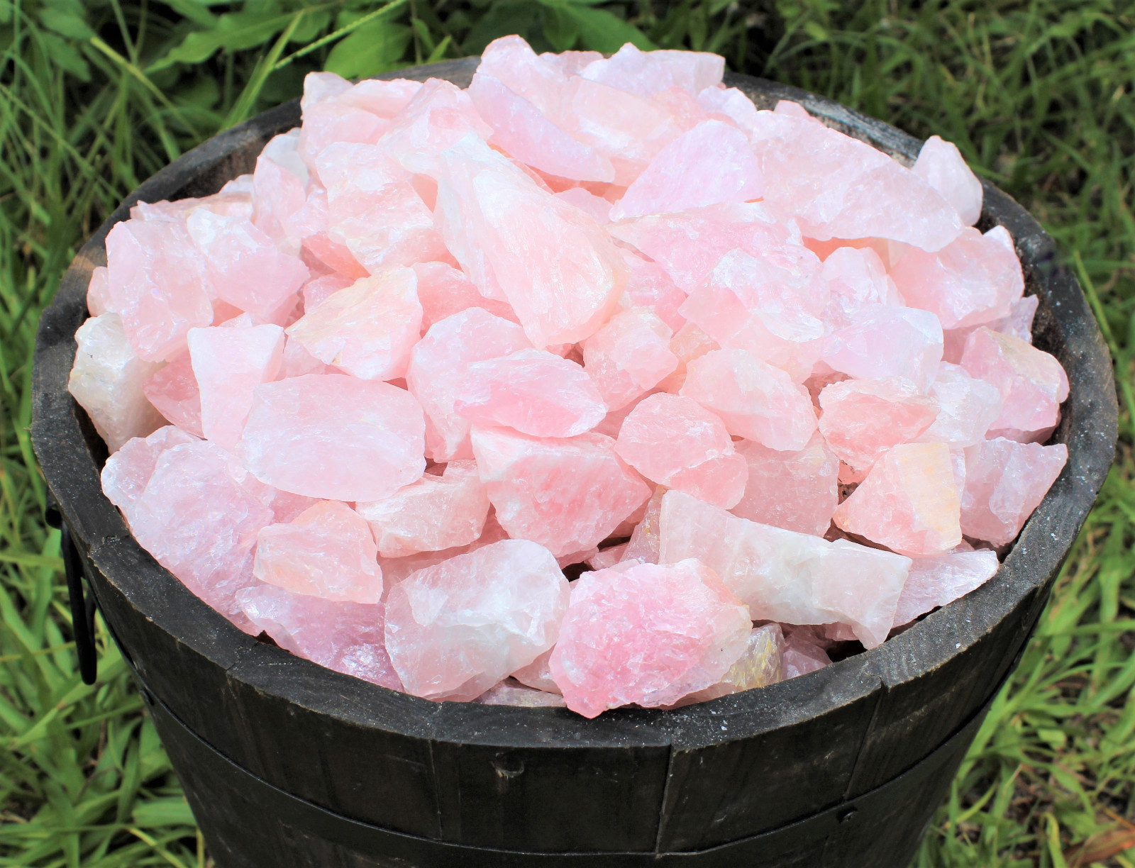 Single LARGE Rough Rose Quartz Raw Crystal Love Stone Natural Specimen (2″-3″)