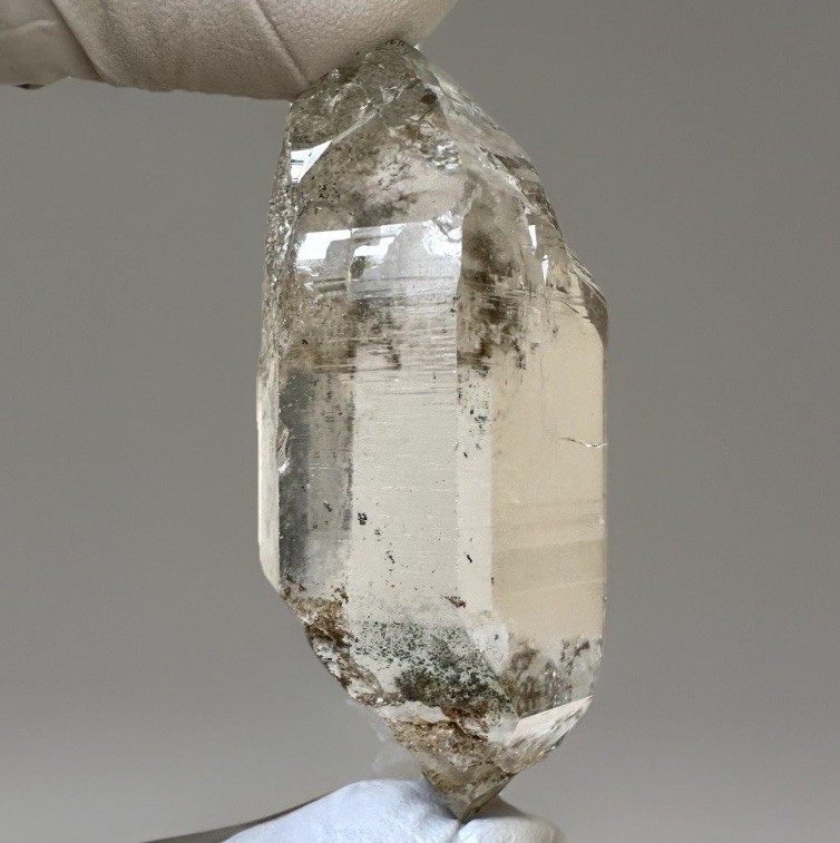 “Emerald Mist” Hashupi Himalayan Quartz Double Terminated Green Phantom Crystal
