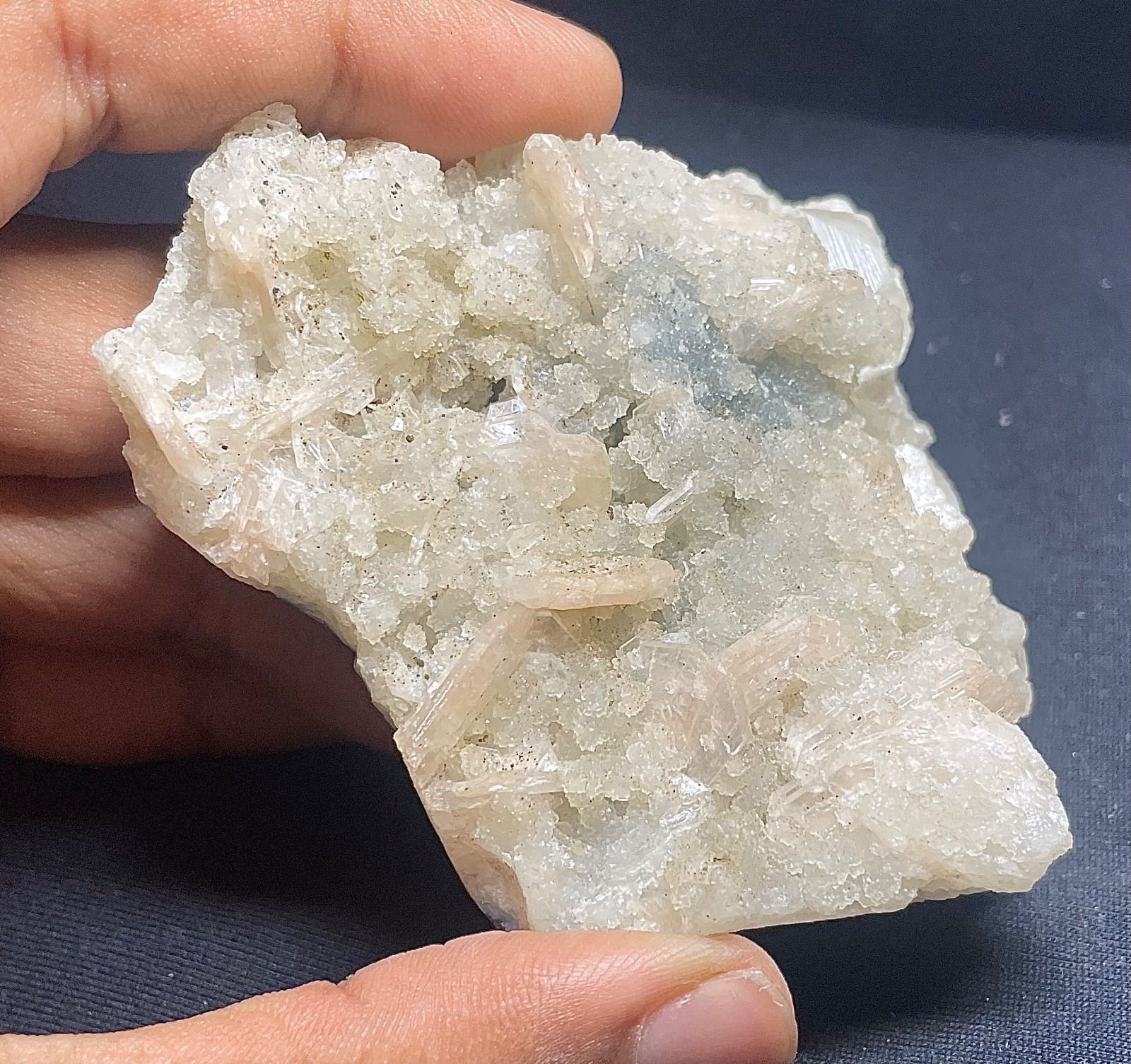 APPOLLITE NATURAL CRYASTALS ALSO STIBITE NATURAL STONE AND STUNNING CLUSTER