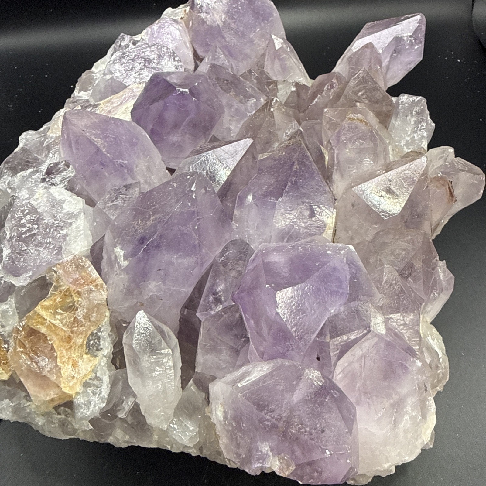 25 LB Huge Natural Amethyst Plate! Big Points! Crystals, Minerals, Congo!
