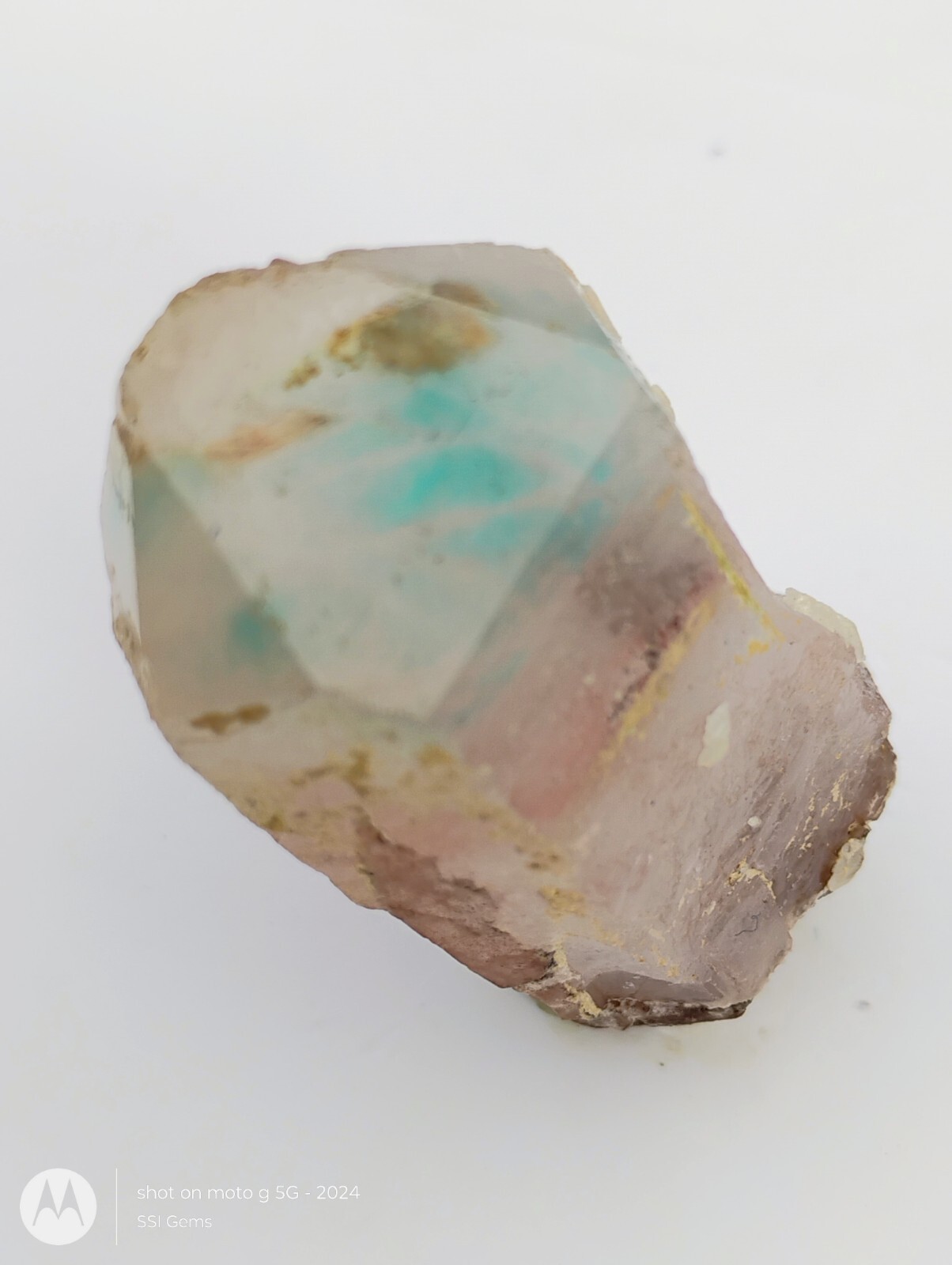 Ajoite Included Quartz Crystal