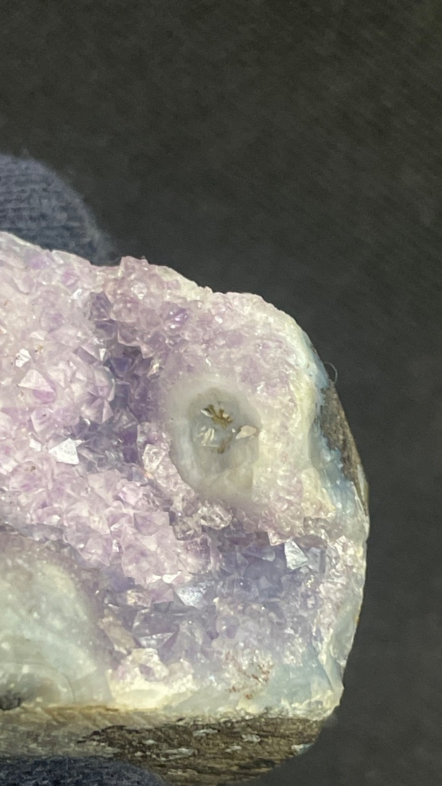 Awesome stunning amethyst in formation of geode cluster specimen