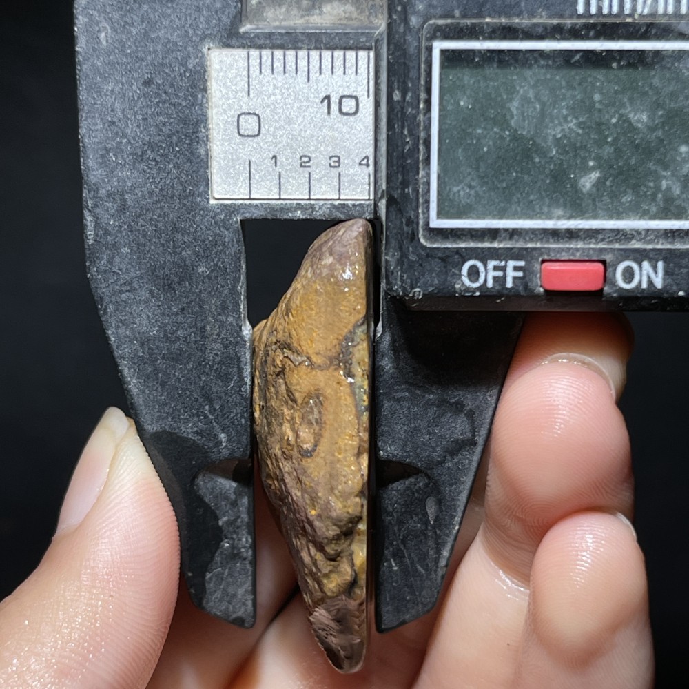 Unique Rough Agate crystal geode Achat Nodule Chinese Agate Xuanhua 21g D734