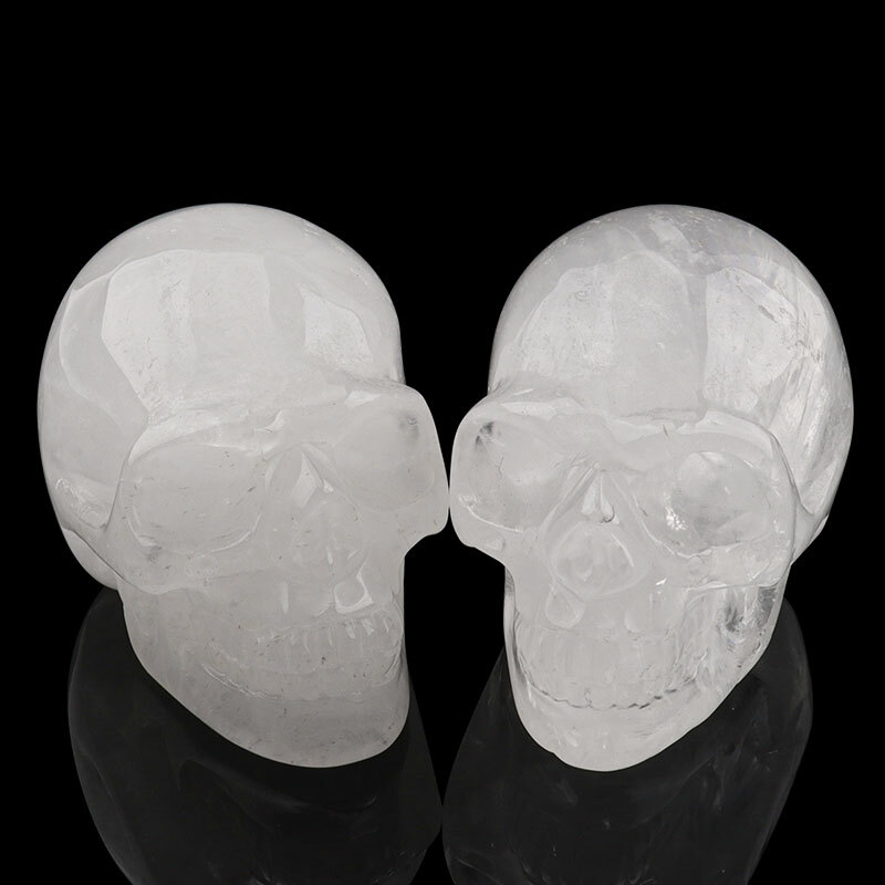 1pc 2” Natura Crystal Carved Crystal Skull,Realistic – Skull Gemstone & Crystal