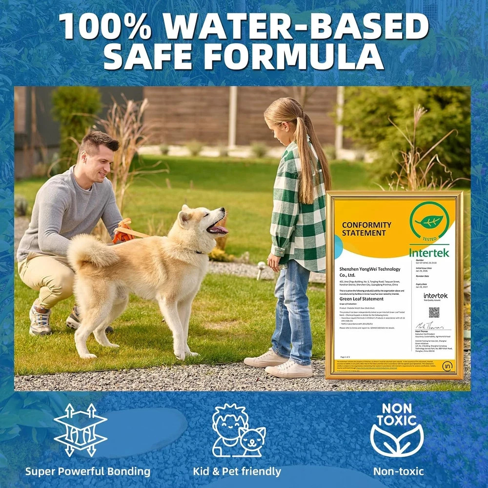 2 Gallon Mulch Glue – Strong Adhesive for Gravel & Landscape Stabilization
