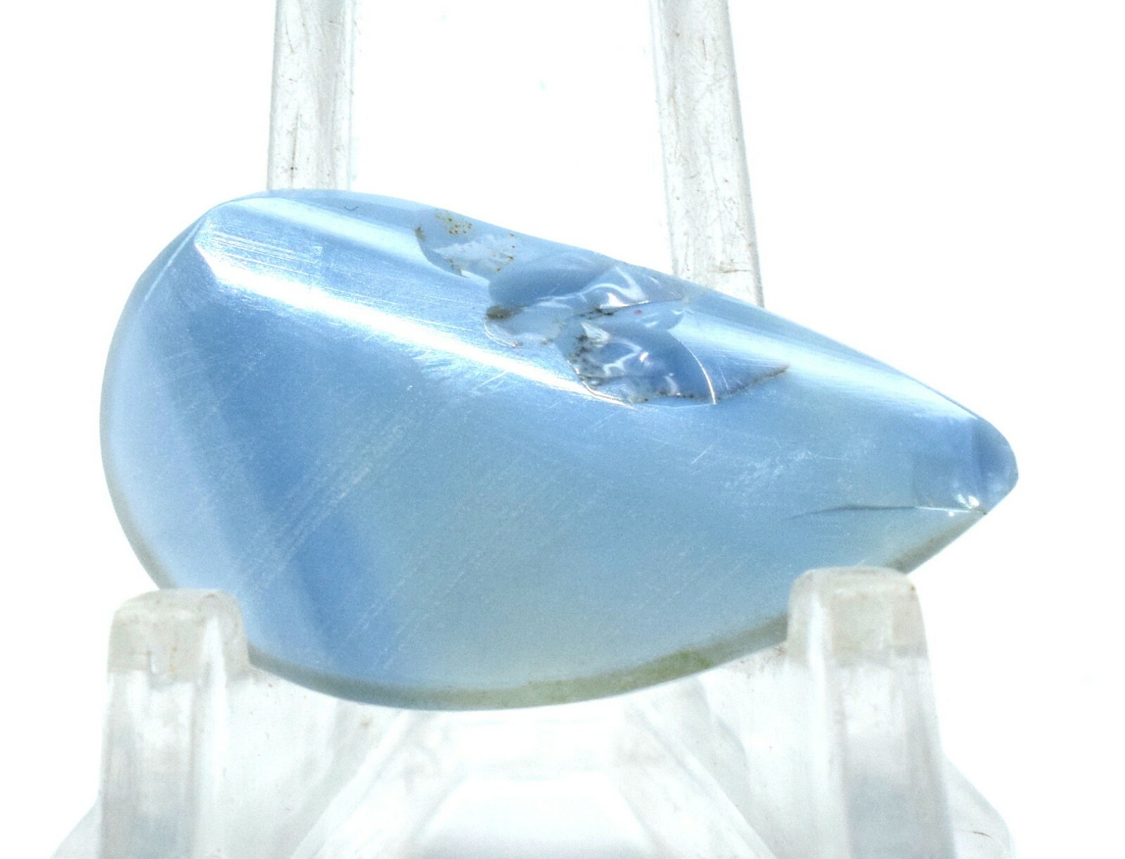 13ct 26mm Blue Opal Cabochon Polished Natural Gemstone Crystal Mineral Australia