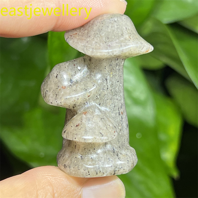 1pc Natural white Phantom Mushroom Skull gem Quartz Crystal Skull Random 1.5″