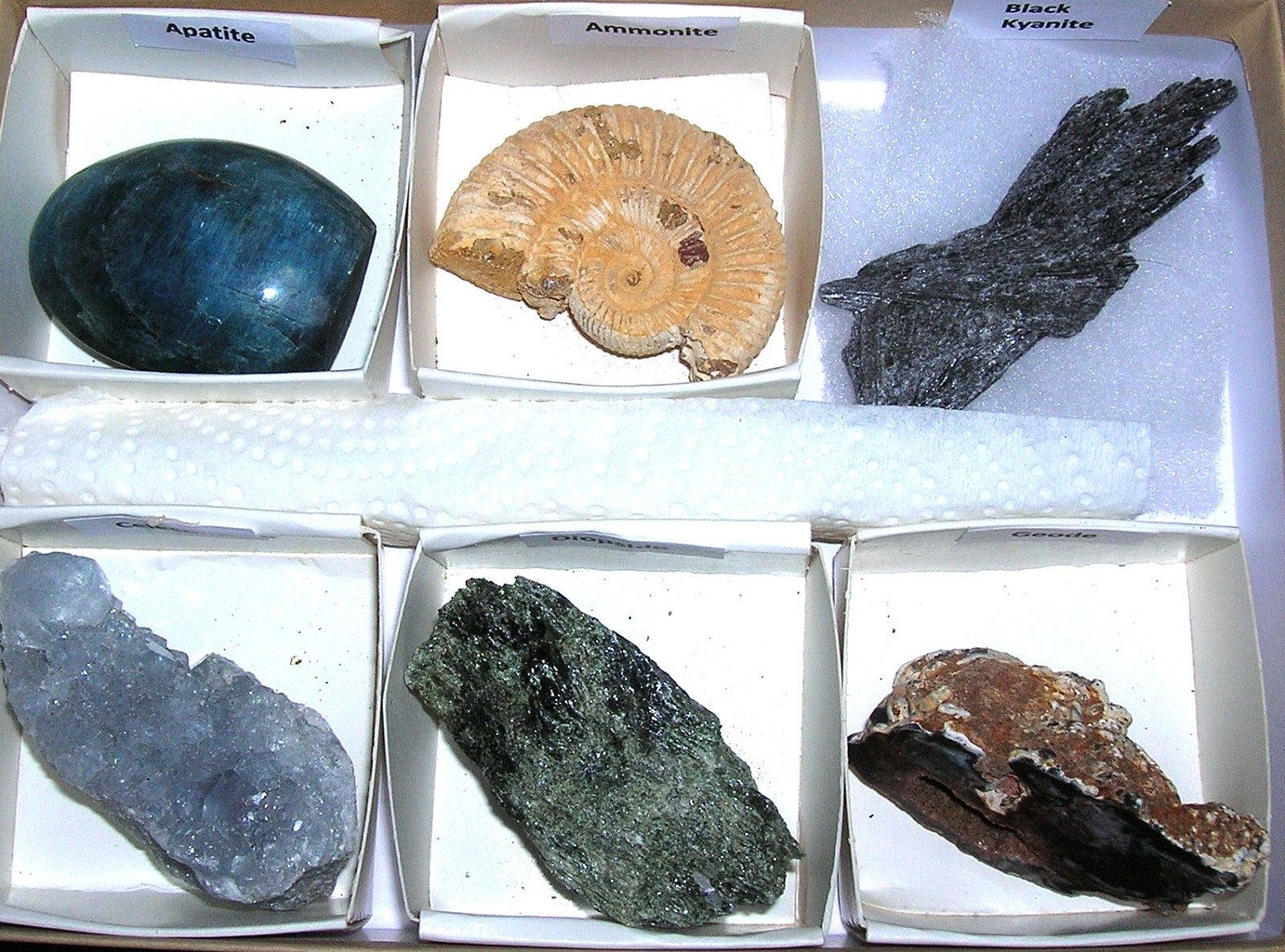 6pc Deluxe Mineral Specimen Set + Bonus M0125