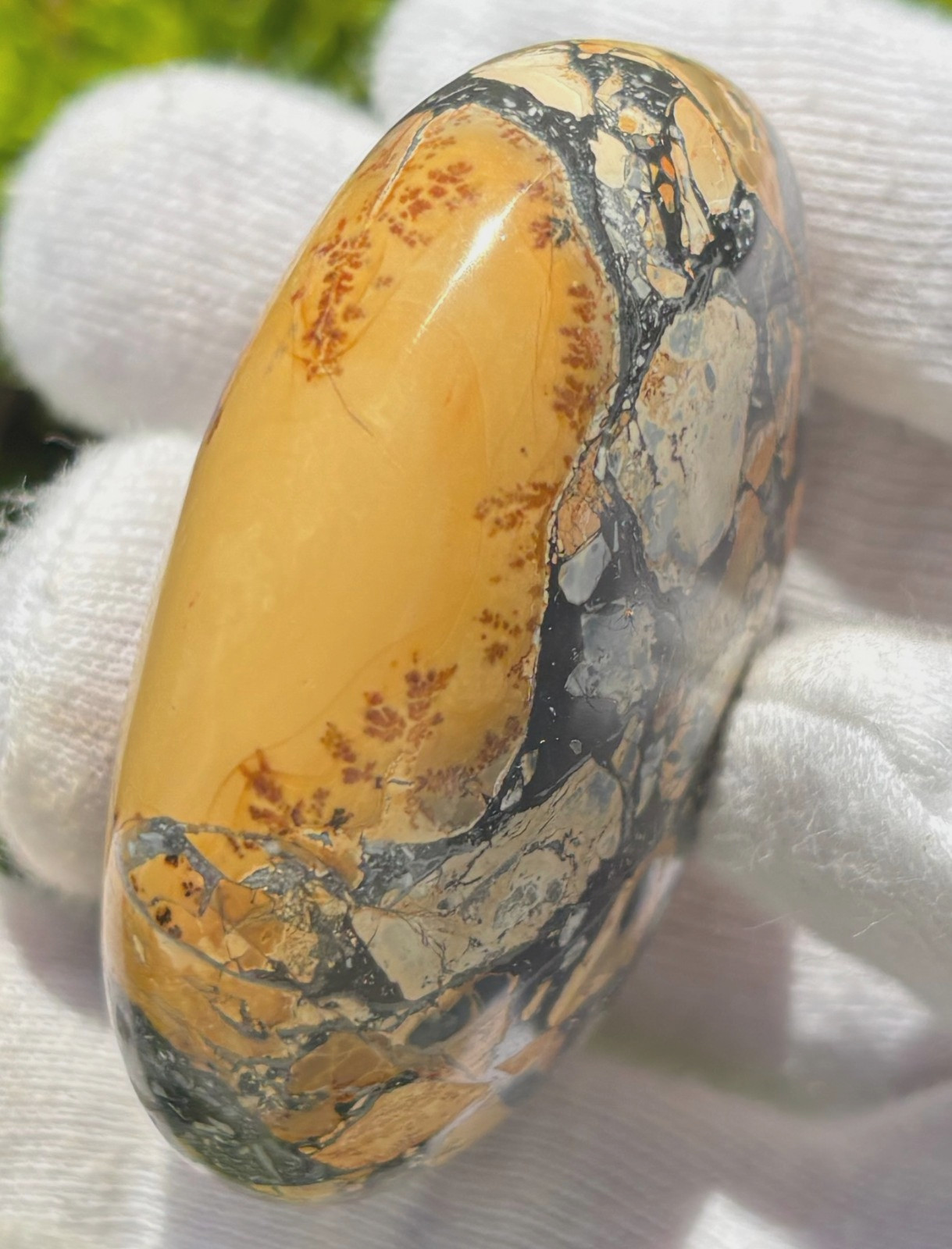 USA SALE SEE VIDEO 195g LOT MALIGANO JASPER PALMSTONES PALM STONES PALM STONE
