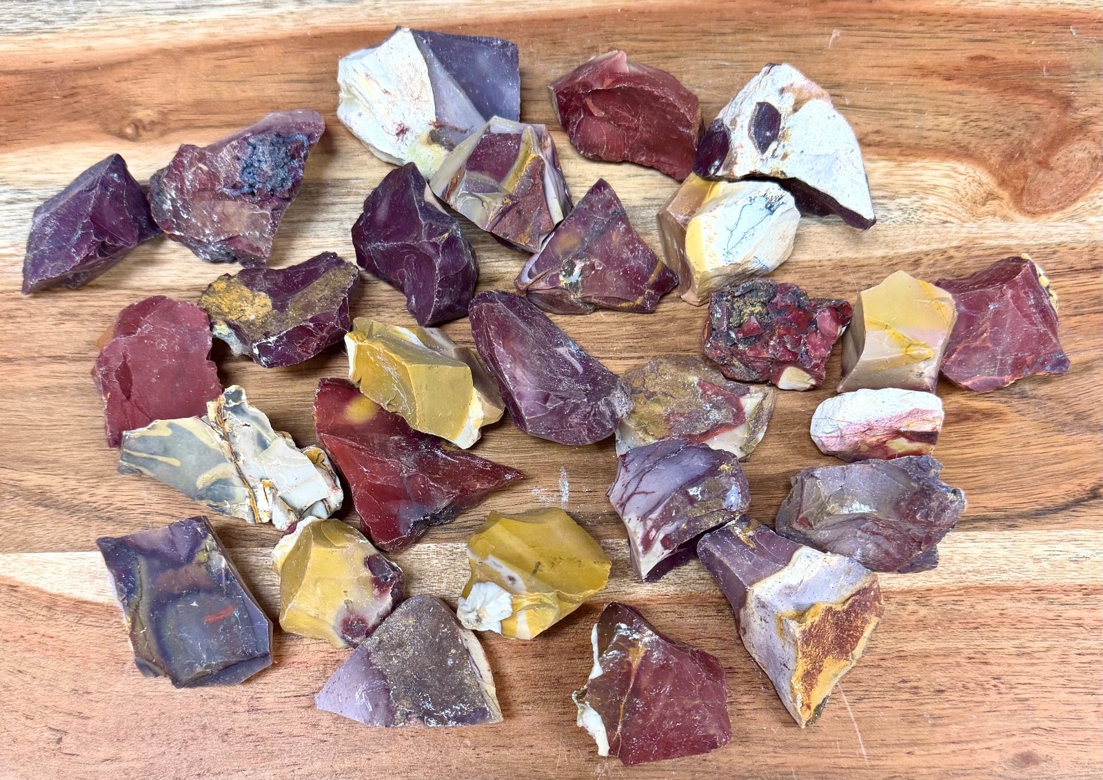 Wholesale Lot 2 Lbs Natural Mookaite Jasper Rough Crystal Healing Energy