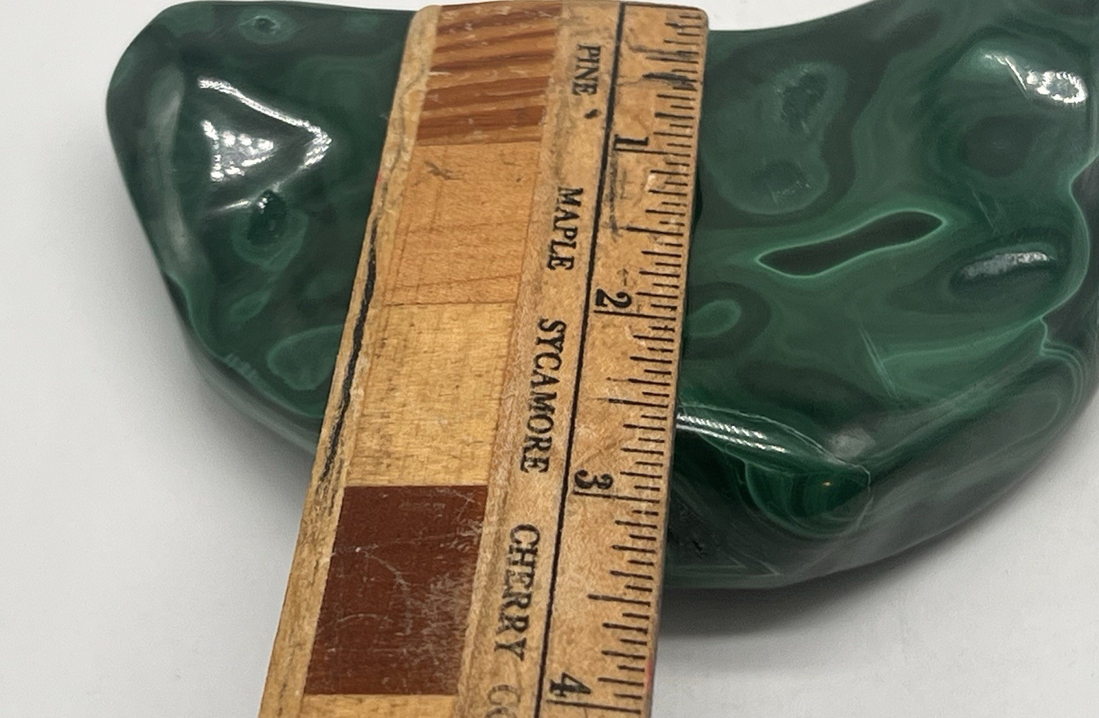 Polished Malachite Freeform Congo 426g (0.94 lb) Reiki Mineral Display Stone