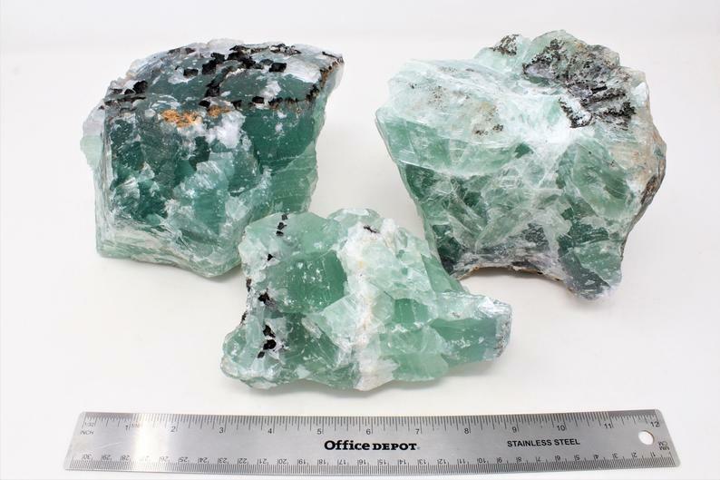 Fluorite XL Rough Raw Chunk from Mexico, High Grade A Quality – Healing Crystals