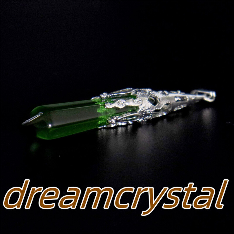 50pcs Mix Natural Quartz Crystal Alloy Soul Pendulum Pendant Reiki Random Gift