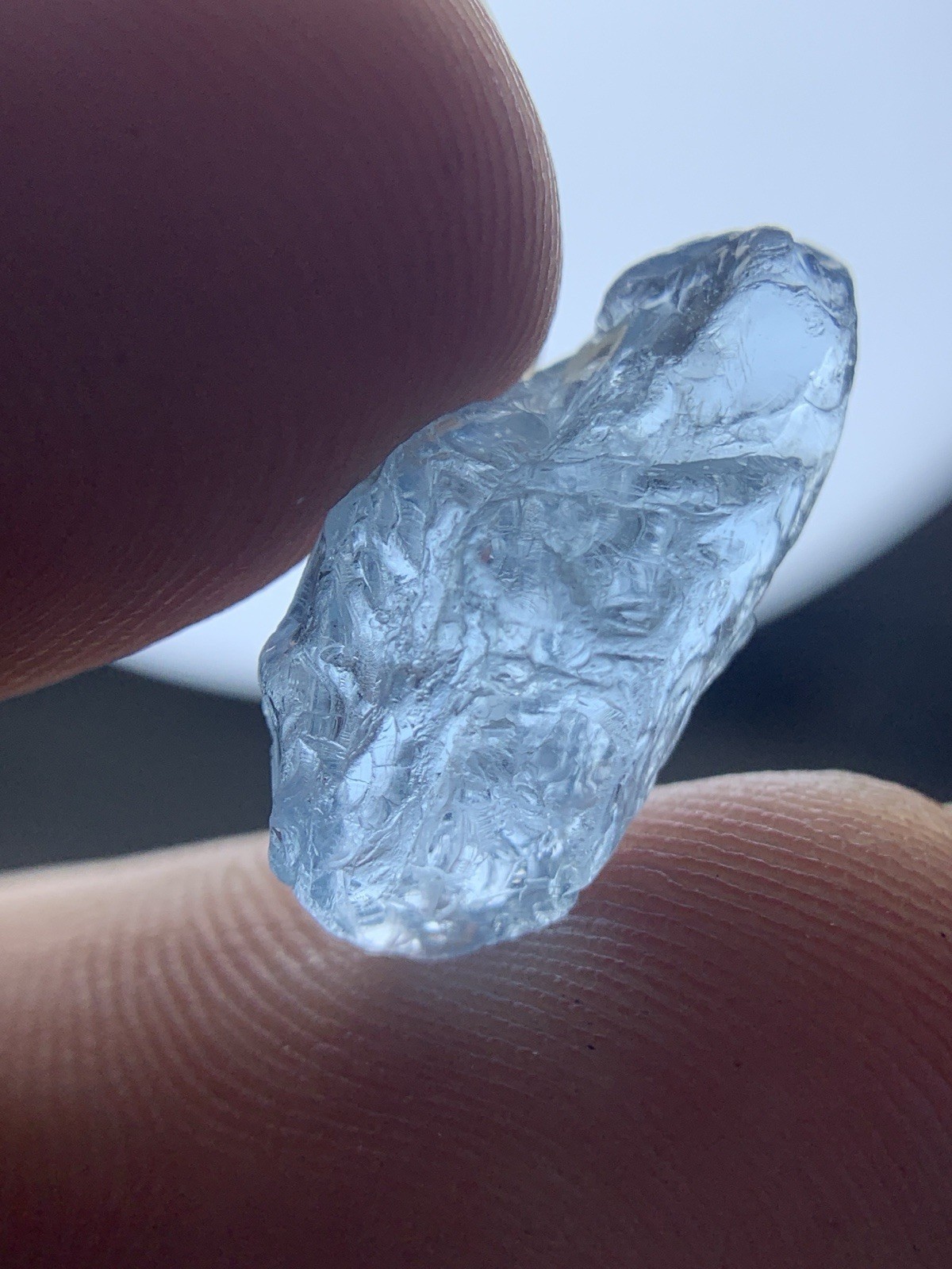 5.85 Crt Natural Full Facet Grade Rare Piece Of Blue Aquamarine