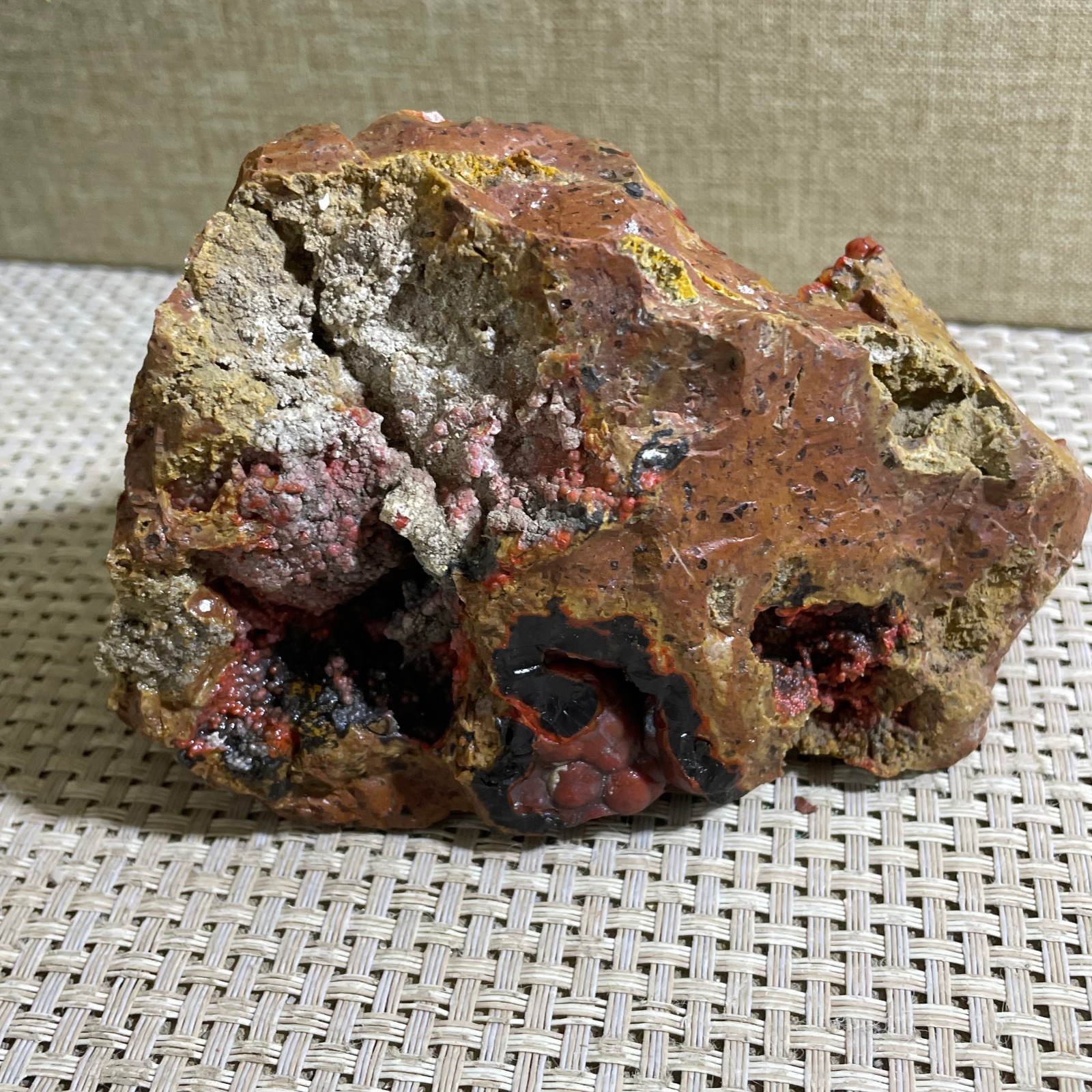 587g Raw Carnelian Stone Rough Red Gemstone Mineral Specimen