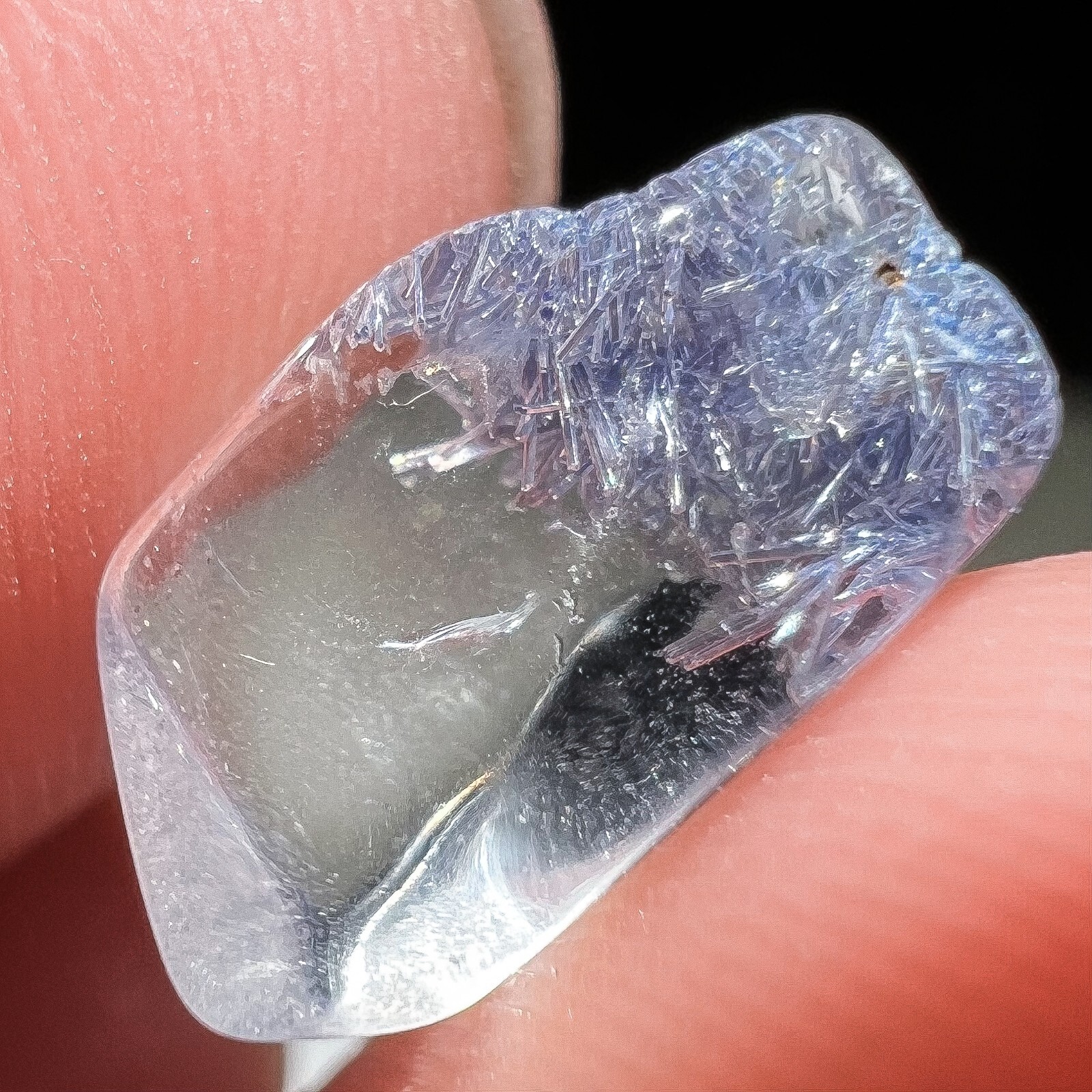 2.2Ct Very Rare NATURAL Beautiful Blue Dumortierite Crystal polishing Specimen