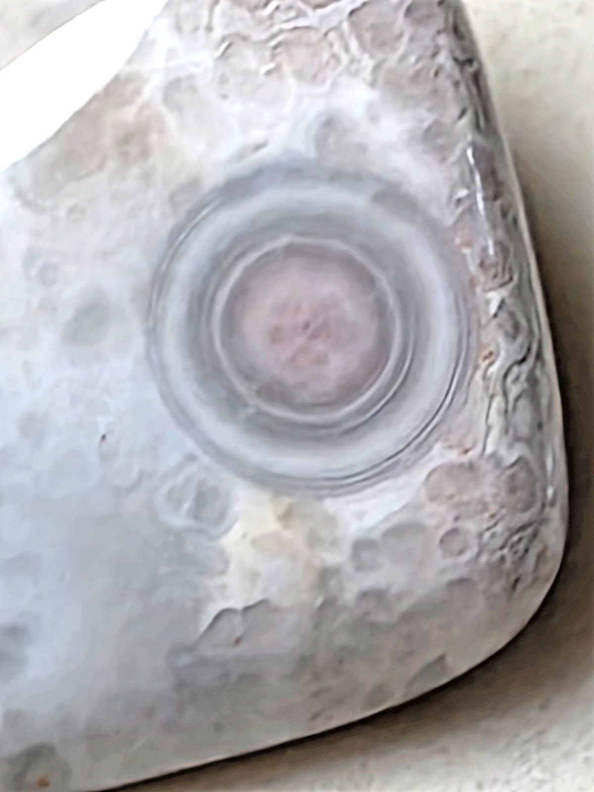 POLISHED BOTSWANA AGATE, NATURAL Pink White Banded AGATE Gorgeous