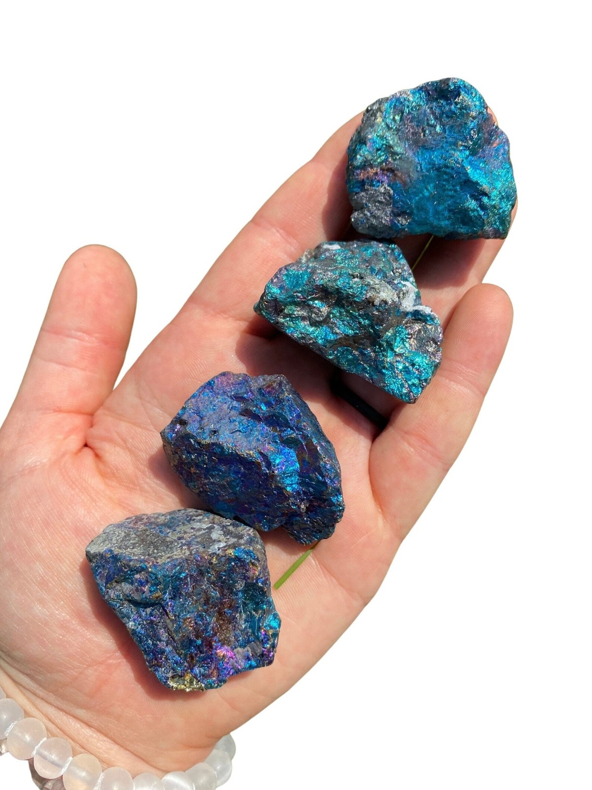 Raw Peacock Ore Stone, Rough Rainbow Chalcopyrite Stone, Natural Stone