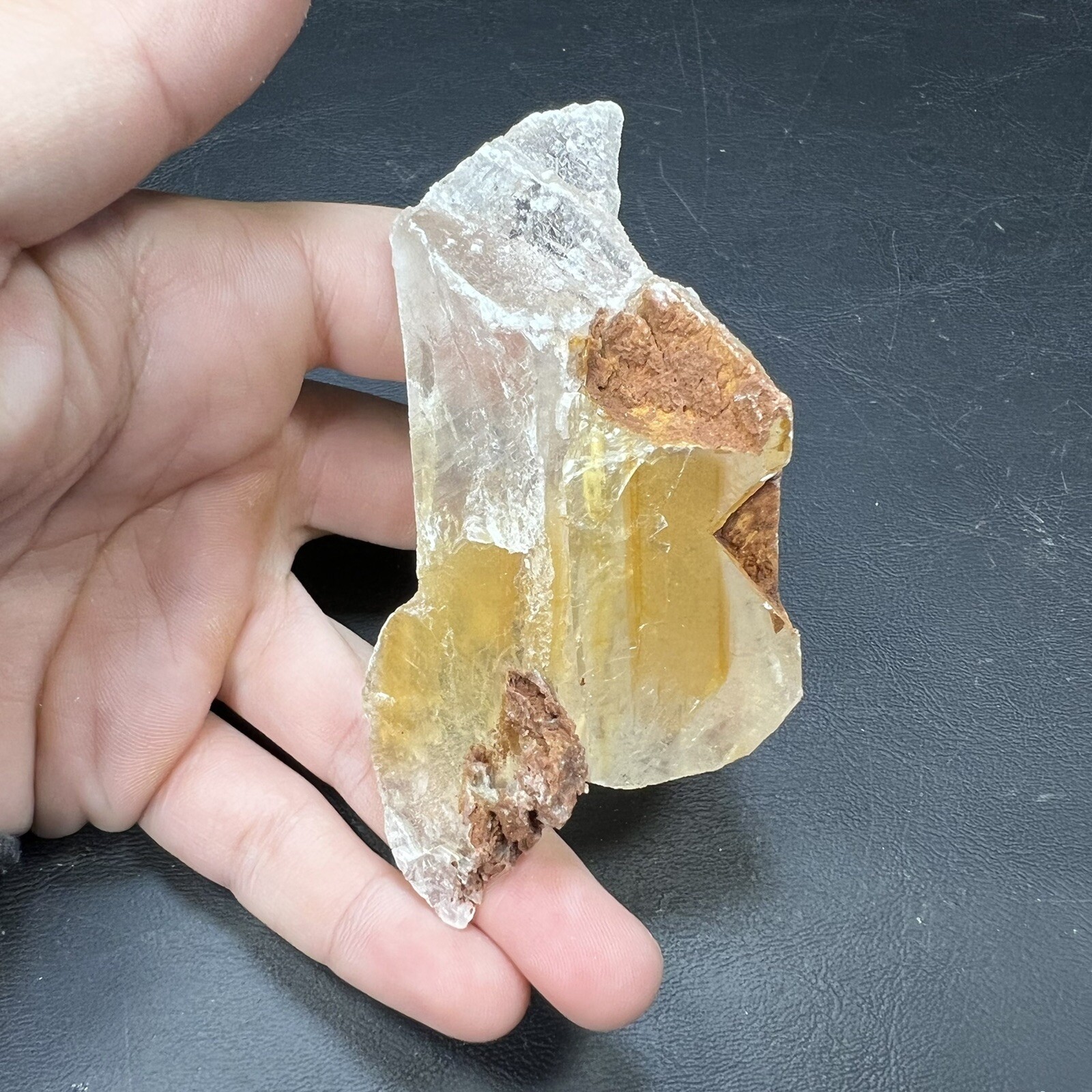 Golden Phantom Selenite cluster aka: Gypsum | Utah