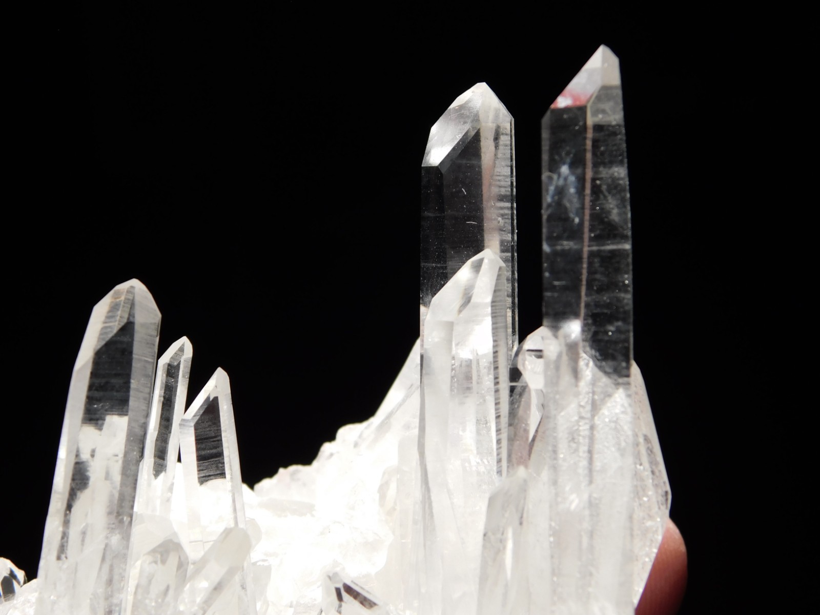 VERY TRANSLUCENT! Quartz Crystal Cluster Collier Creek ARKANSAS 100gr