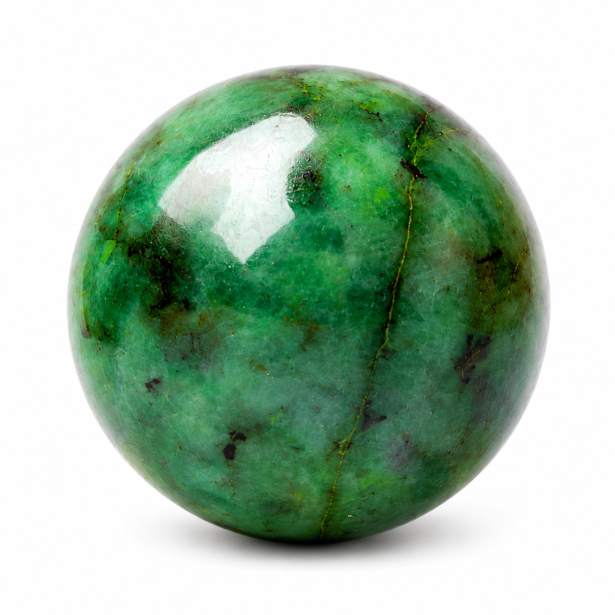 Rare Natural Green Emerald Sphere 85g 39mm Premium Collector Crystal