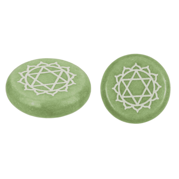 Chakra Healing Beads 7 Assorted Set 3.5cm 20g with Explanation Sheet | 56pcs