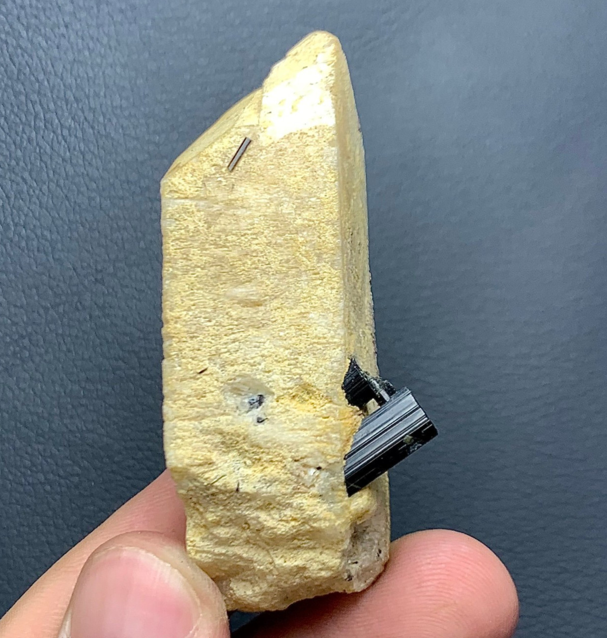 243 Carat Tourmaline Crystal With Feldspar Specimen From Pakistan