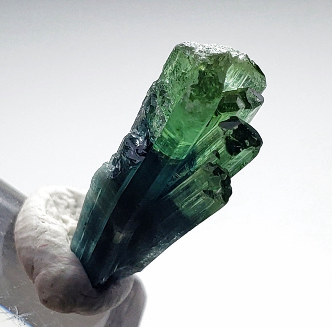 Bi Colour Tourmaline Spray Crystals From Afghanistan Peech Mine 3.3 Gram