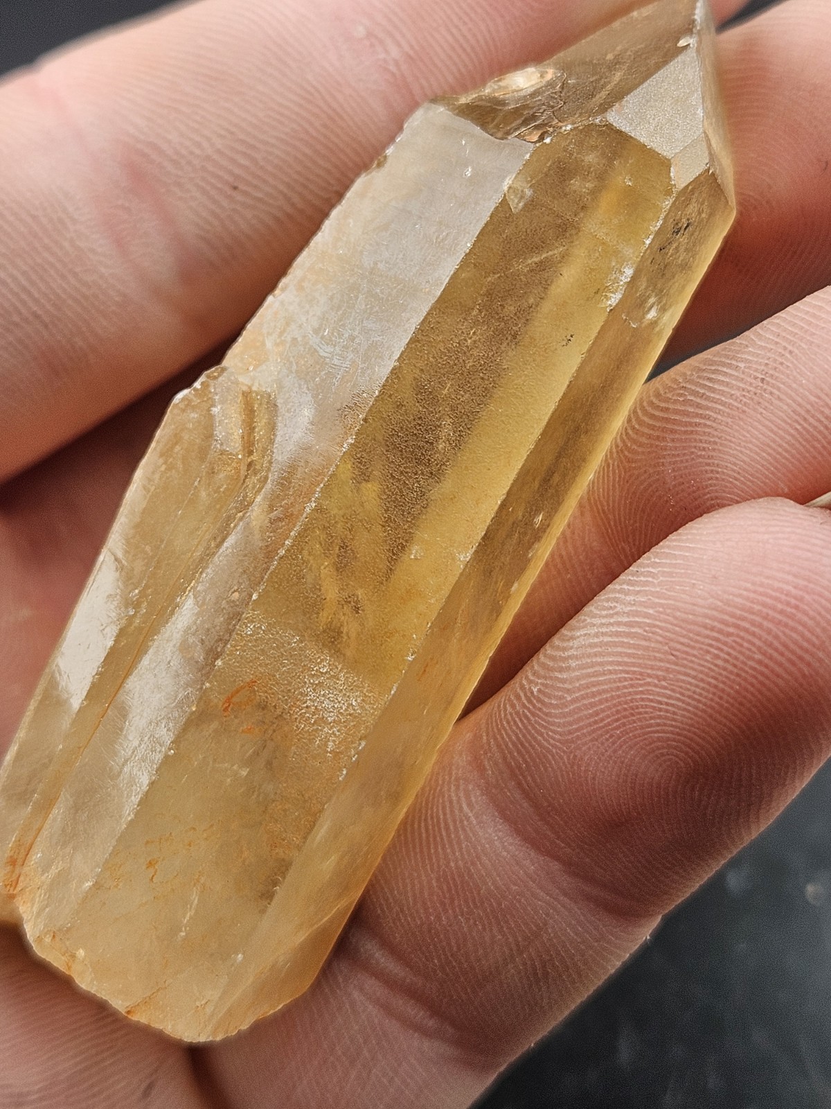 Genuine Natural Citrine Crystal Point | Raw Unheated Congo Honey Quartz Specimen