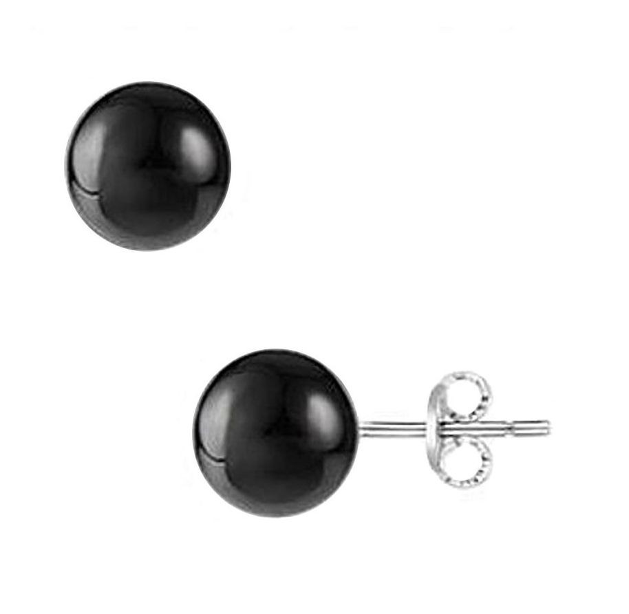 Ceramic earrings black Jewelry