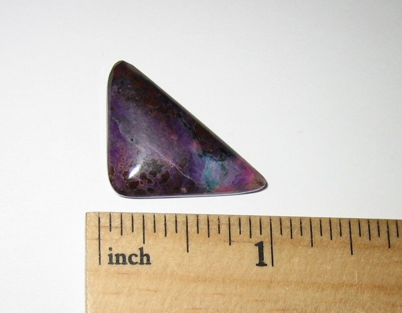 POLISHED 29mm x 17mm SUGILITE BUSTAMITE RICHTERITE CABOCHON SO. AFRICA 3.7g *A5