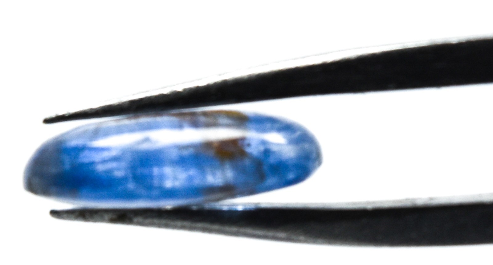 3ct 11mm Blue Clear Kyanite Cabochon Polished Gemstone Crystal Mineral Cab Kenya