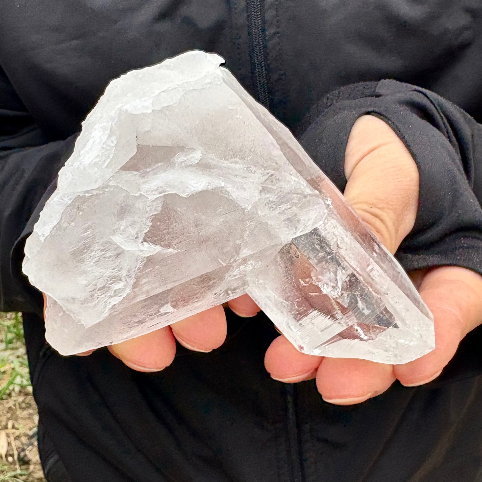 300G A+++Natural white Crystal Himalayan quartz chunk mineralsls