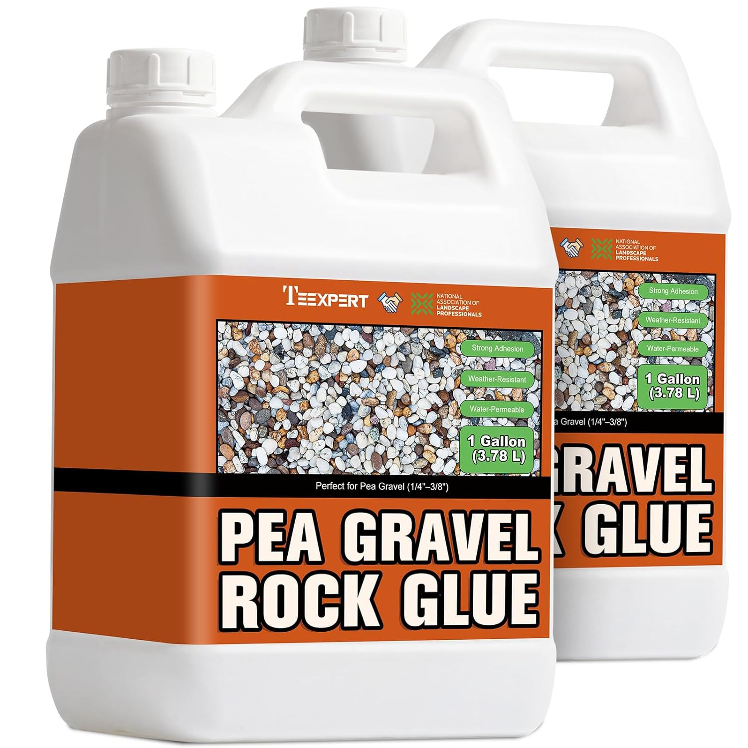 Rock Glue for Landscaping – 2 Gallon Pea Gravel Binder Stabilizer – Concentrate