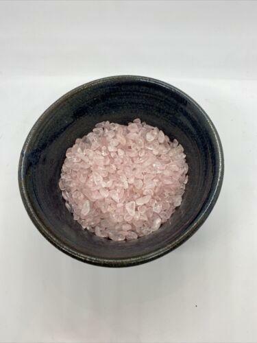 Rose Quartz Tumbled Chips – Light Pink 8oz