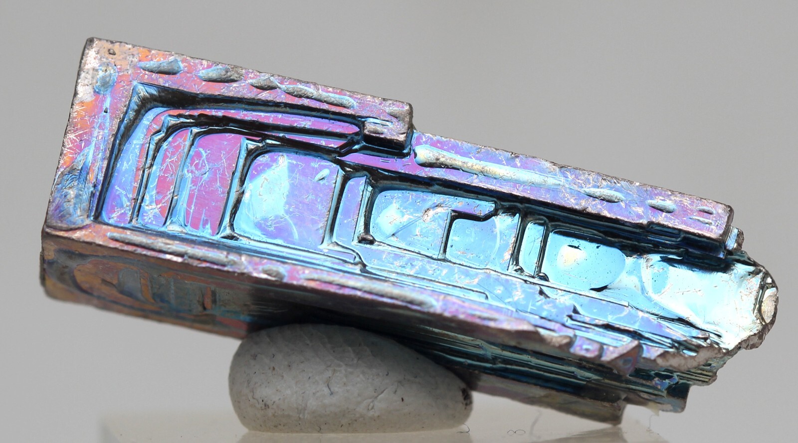BISMUTH Crystal Mineral Specimen Rainbow Iridescent Cluster Element