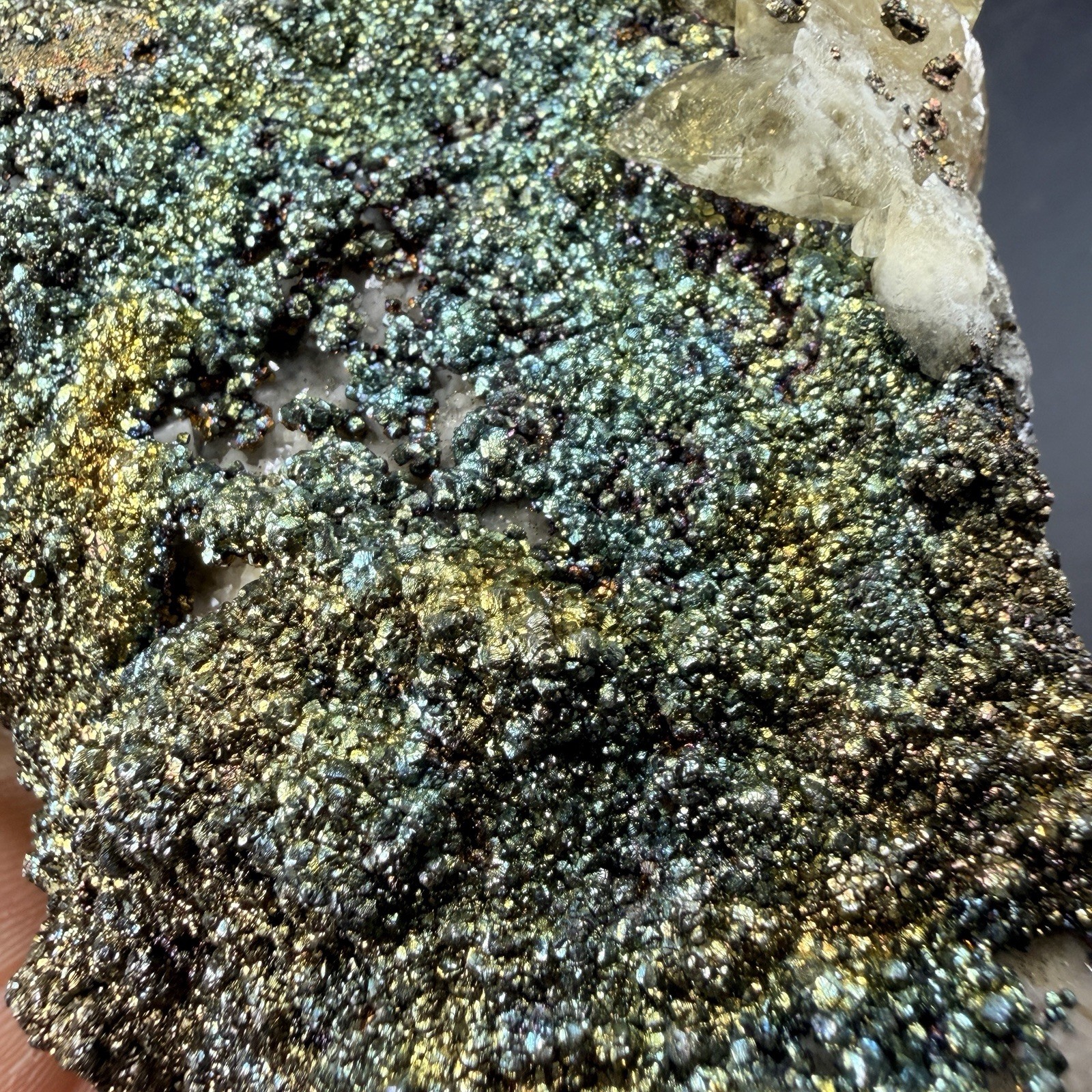 Calcite Galena Iridescent Chalcopyrite Crystal Combo / Sweetwater Mine *Video*